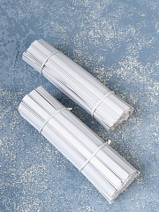 Клип лента в нарезке, белая U-clips